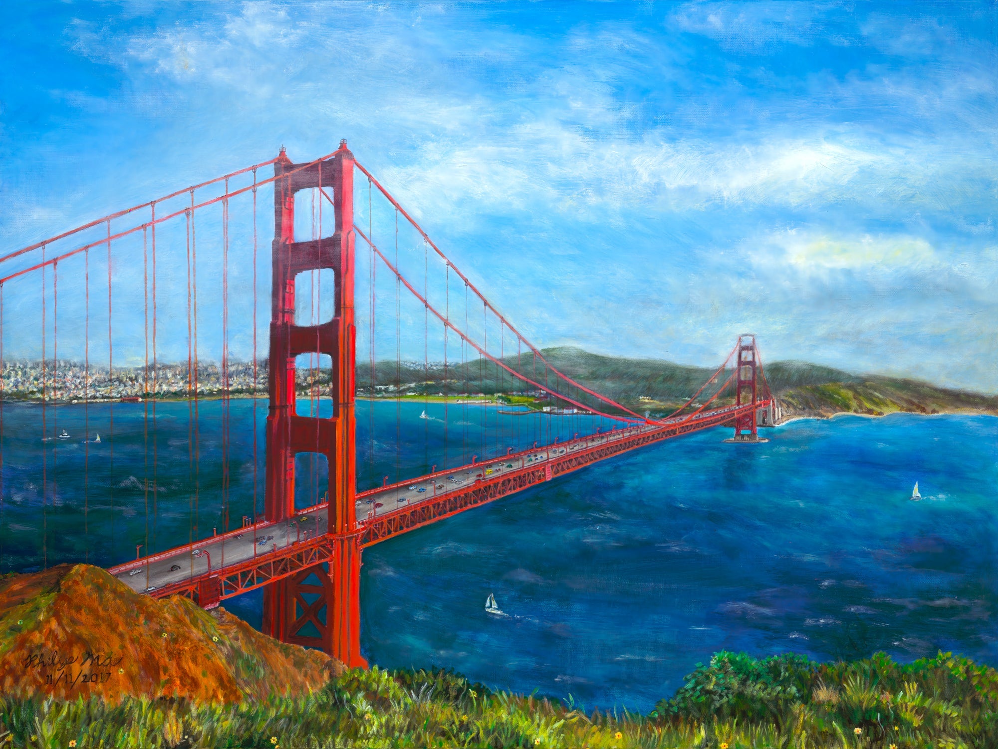 San Francisco Golden Gate Bridge – ArtLifting