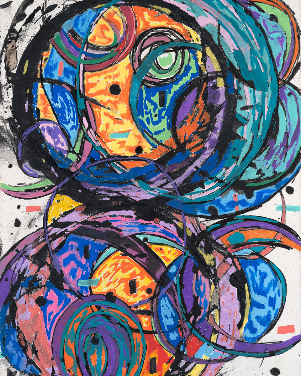 絵画 chaotic Christina_Culverhouse_Colorful