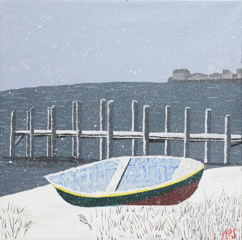 Winter Boat - ArtLifting