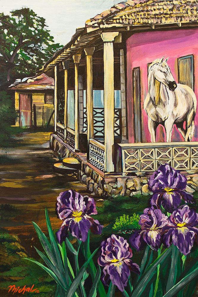 Horse on a Porch – ArtLifting