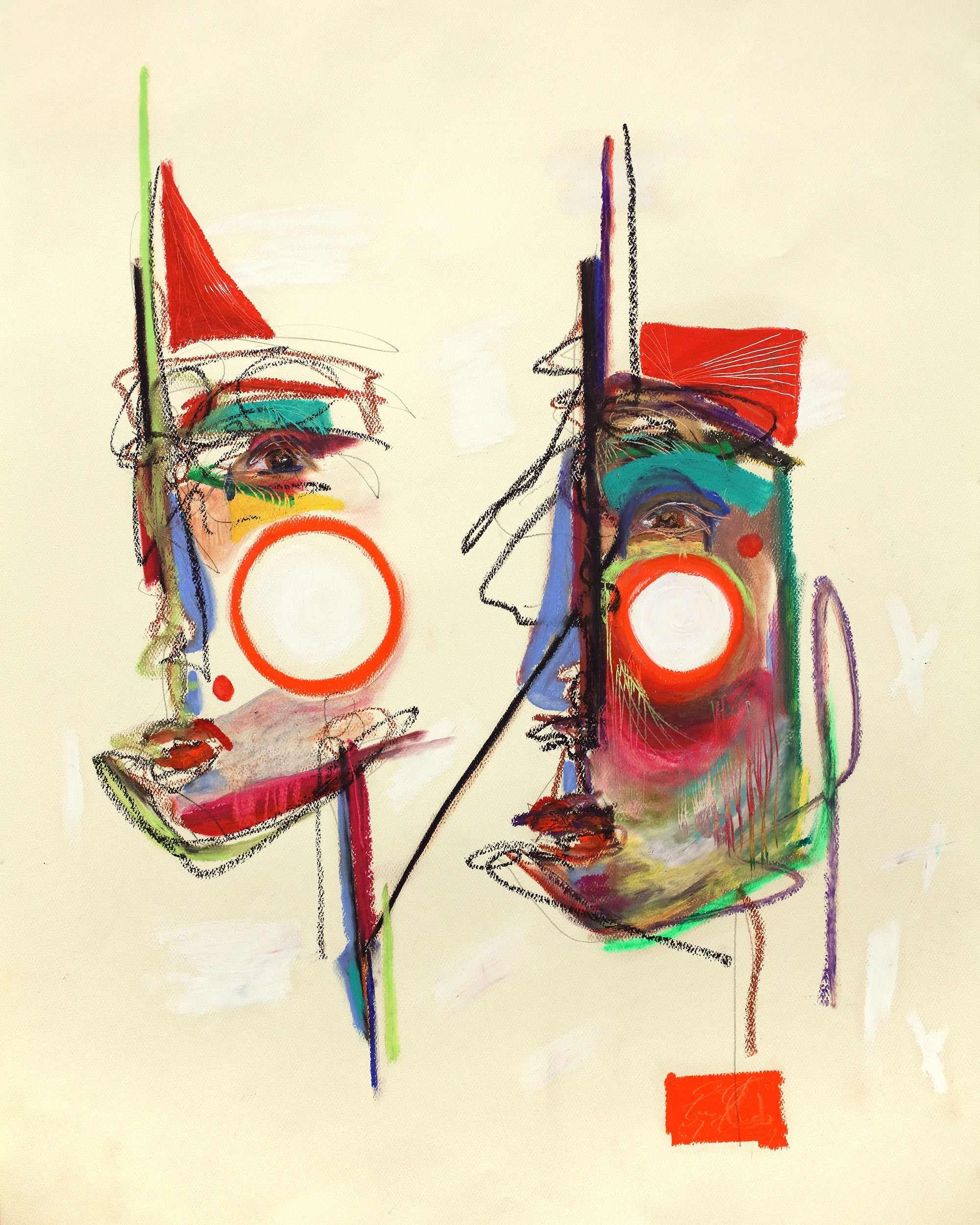 Faces (pastel no. II) ArtLifting