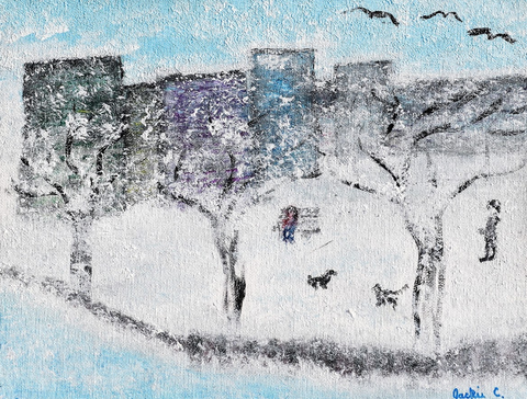 Frolicking in the Flurries - ArtLifting