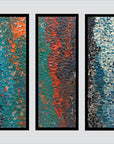 Diversity (polyptych) Print Marc Fine Art Paper 7x21 black-frame