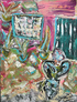 Visiting Angel Original Artwork Adrian Chrissos
