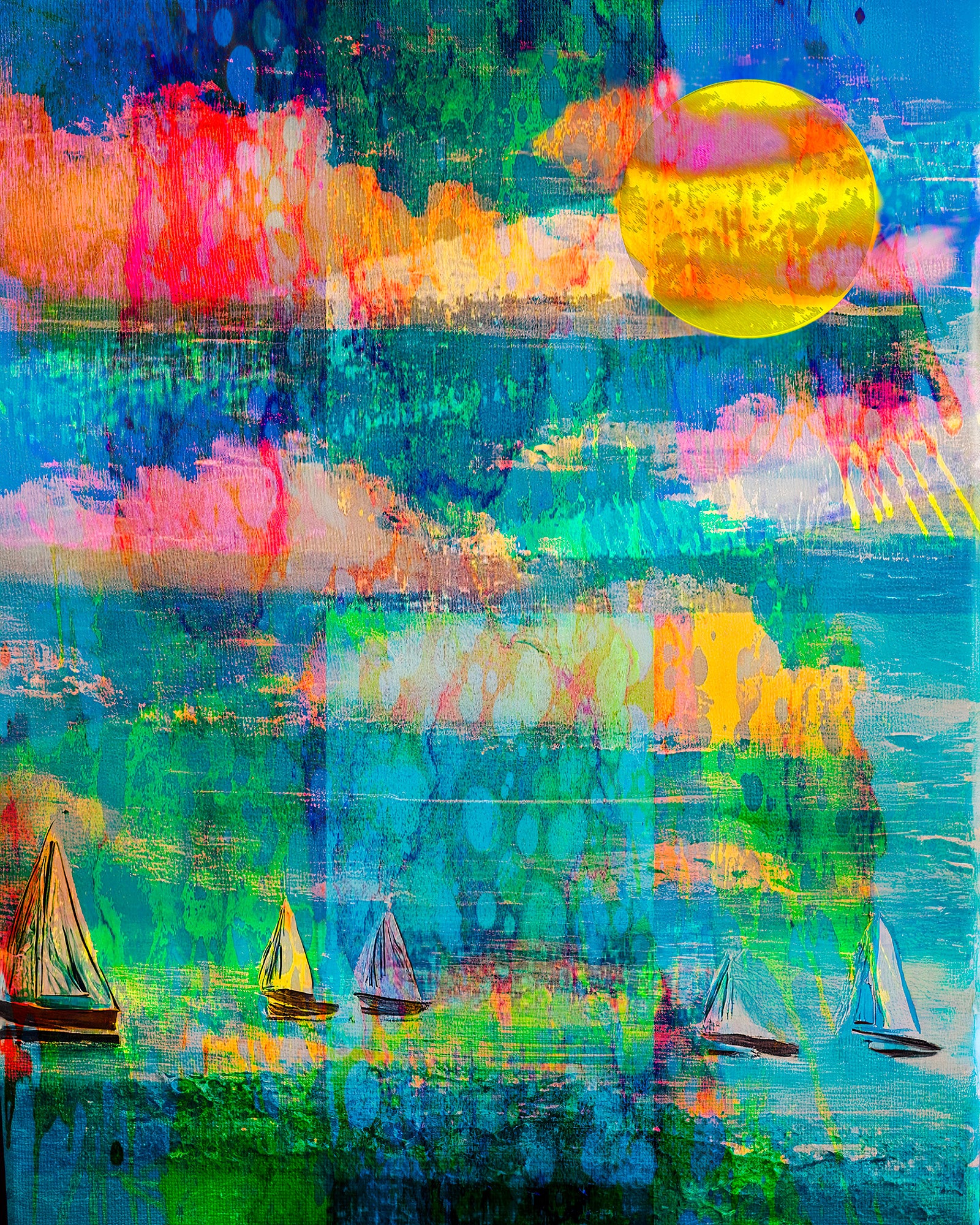 By the Sea Print Alene Sirott-Cope