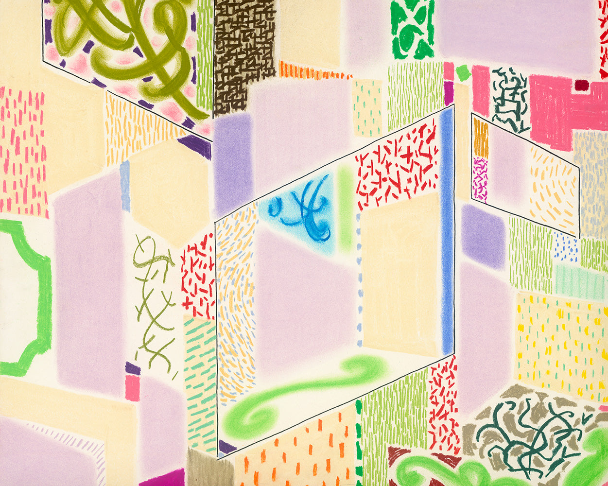 Pastel Abstraction, Lavender Print Alicia Sterling Beach