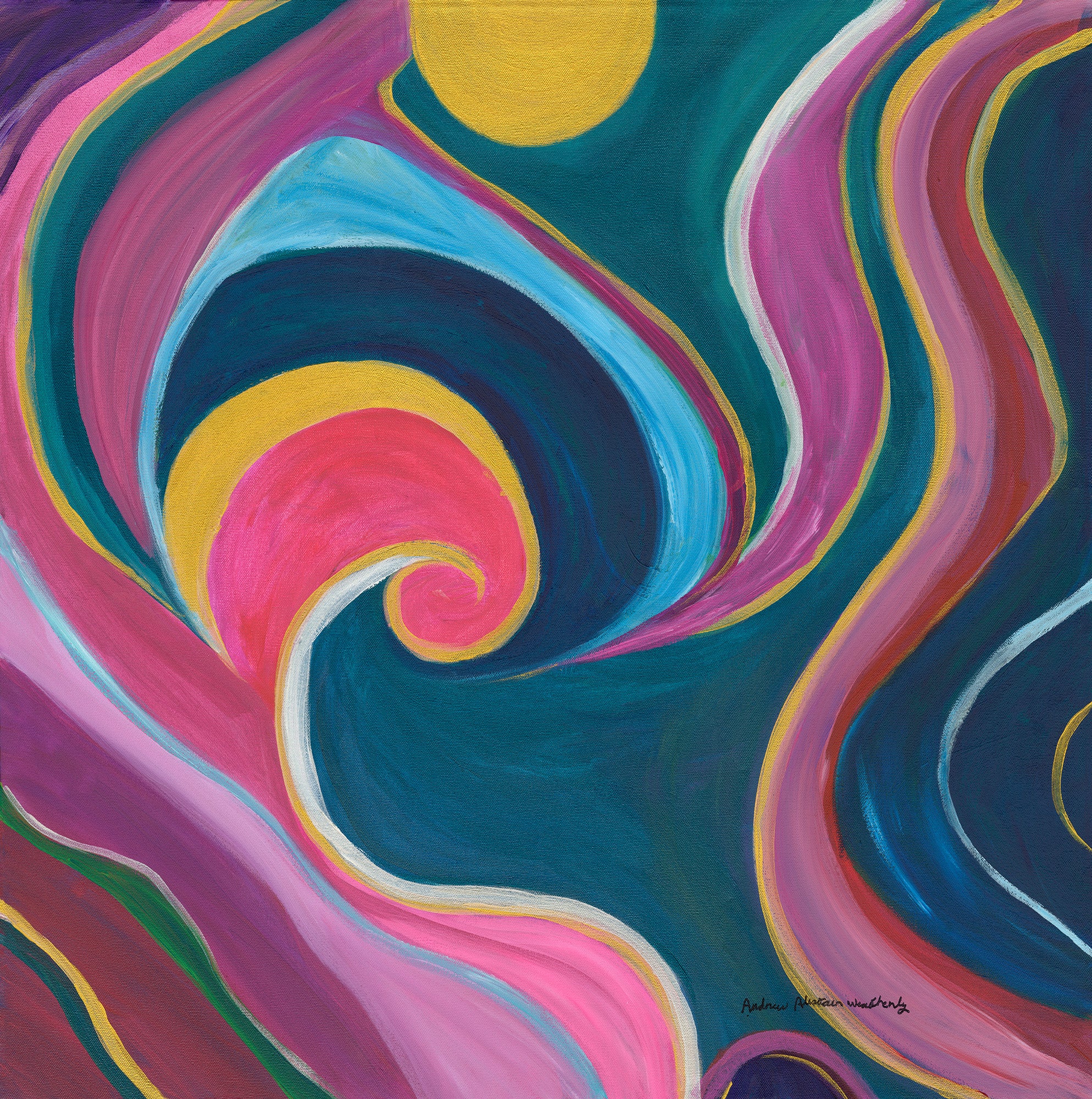 Ocean's Majesties: Incandescence Original Artwork Andrew Weatherly