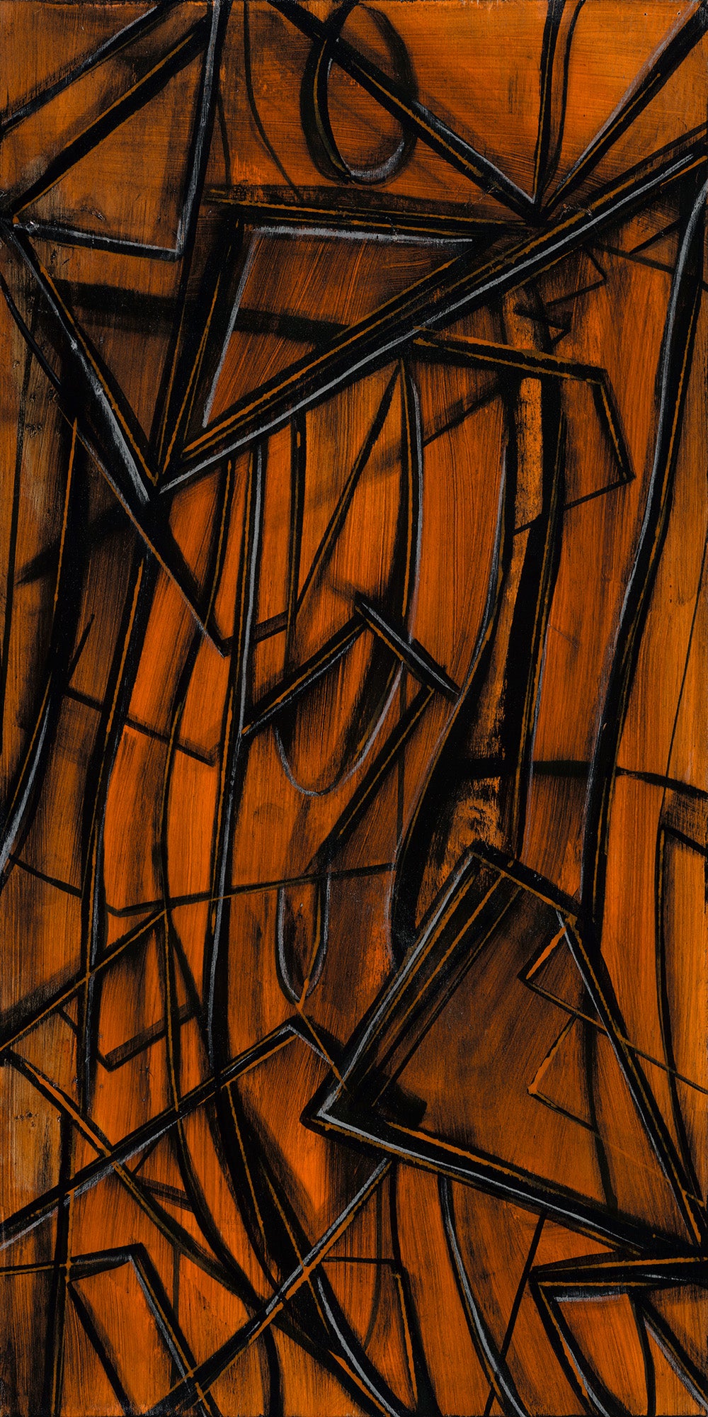 Deco Orange Print Chris Marinez