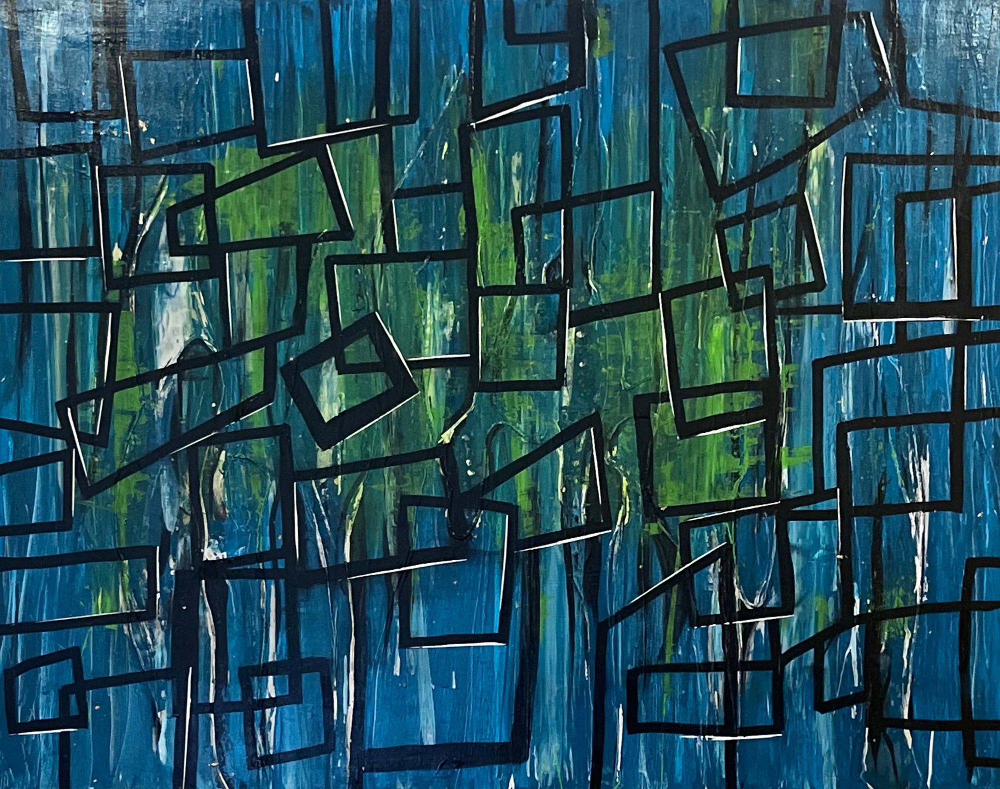 Love Bomb Blue Original Artwork Chris Marinez