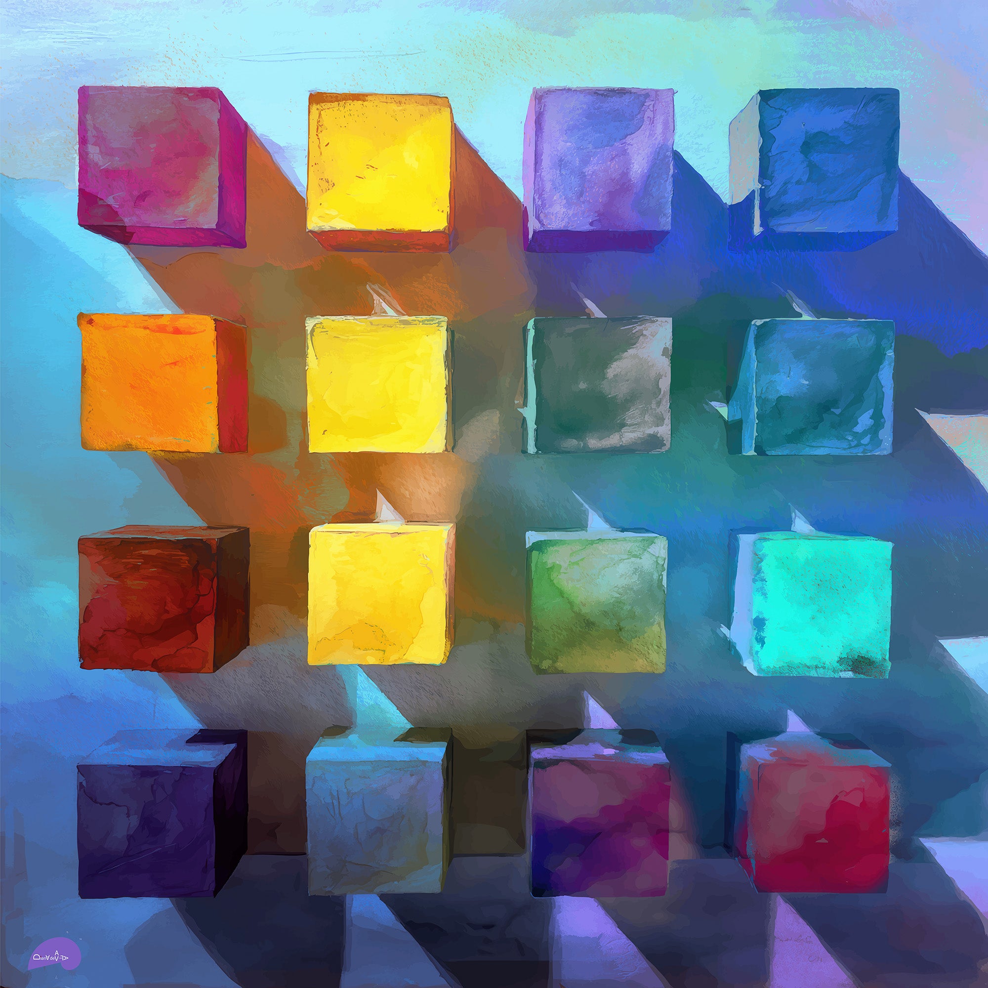 Cubic Variations Print Diana de Avila