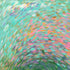 Untitled 3: Greens & Colors, Meditation Motion Series Print Hannah Garrison