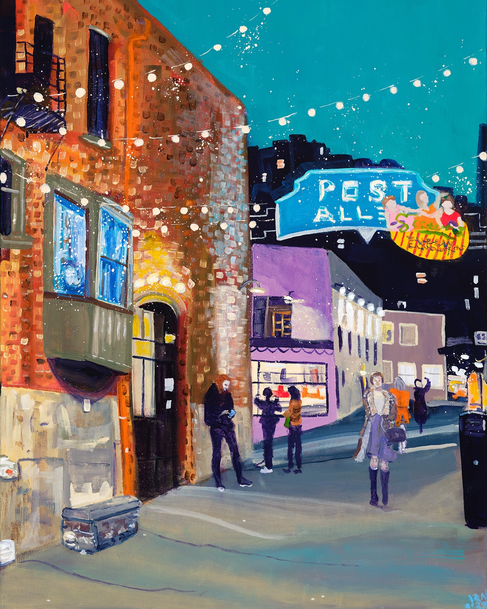 Meet Me in the Alley Print Ian Shearer