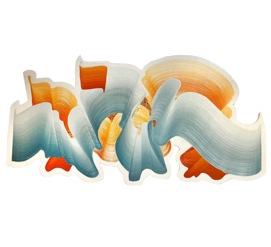 Waveform 38 Original Artwork Leo Shallat