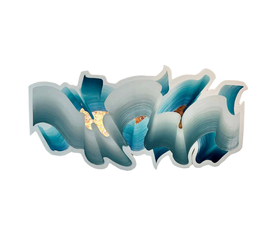 Waveform 39 Original Artwork Leo Shallat