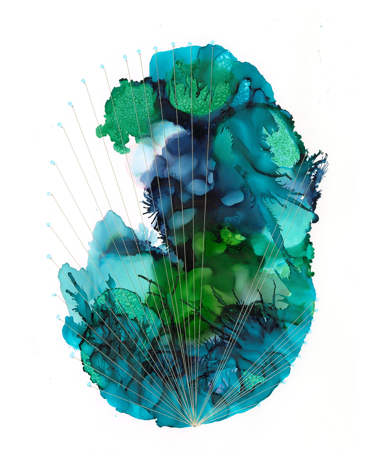 Aqua MRI I Print Lindsey Holcomb