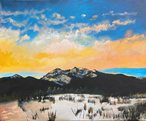 Winter in the Rockies - ArtLifting