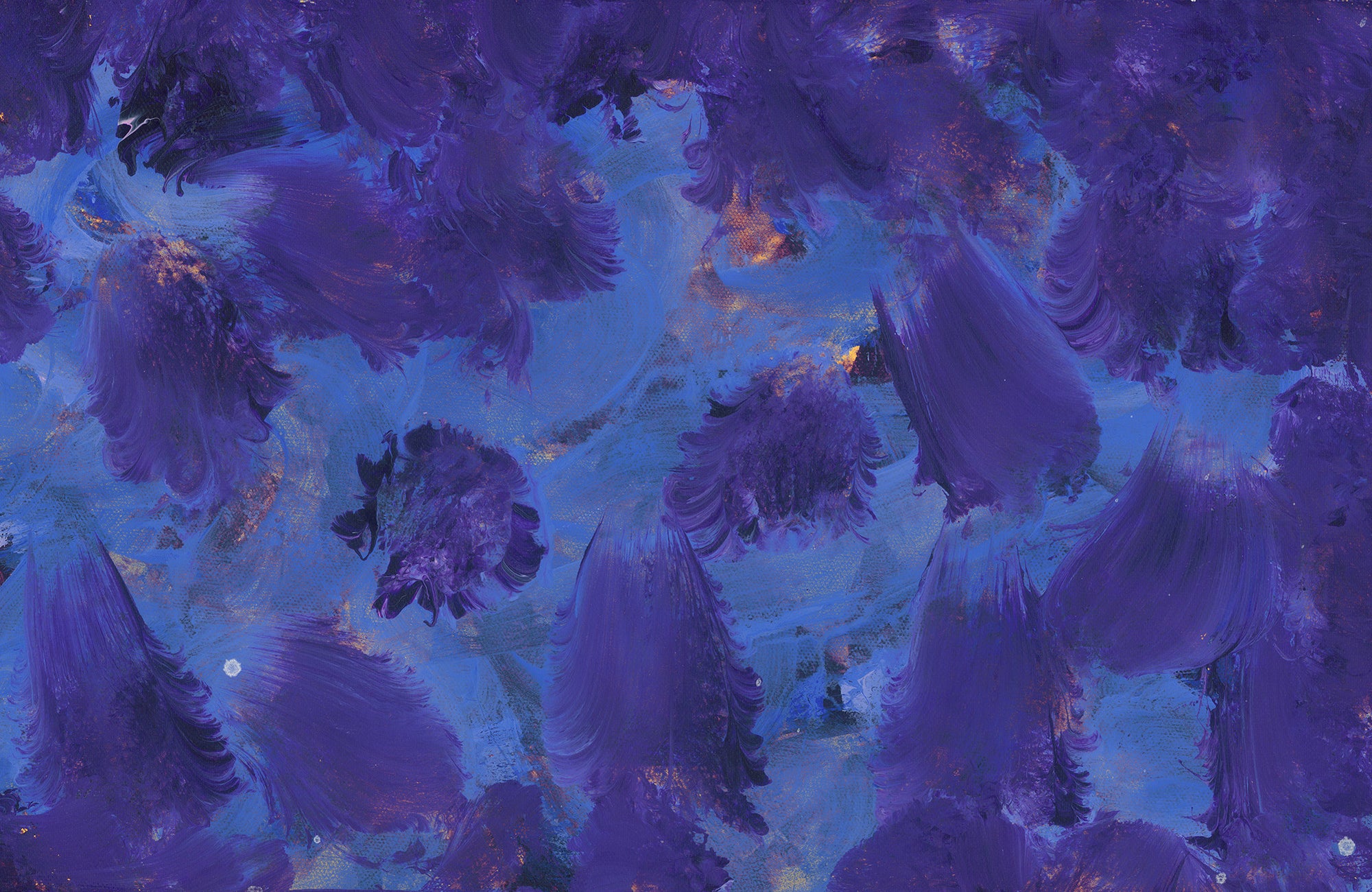 Purple Rain Print Mia Brown