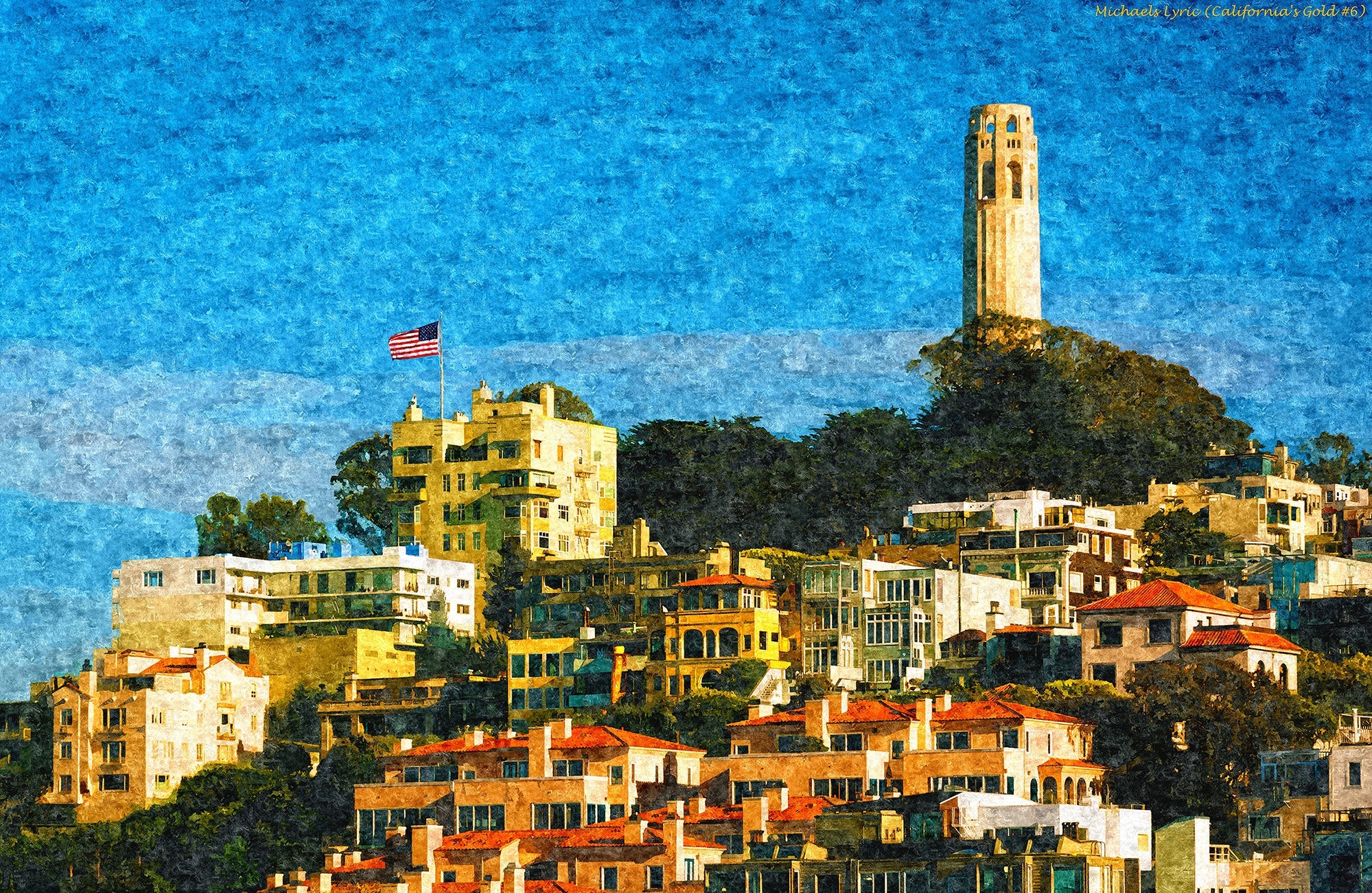 California Gold #6 Print Michaels Lyric