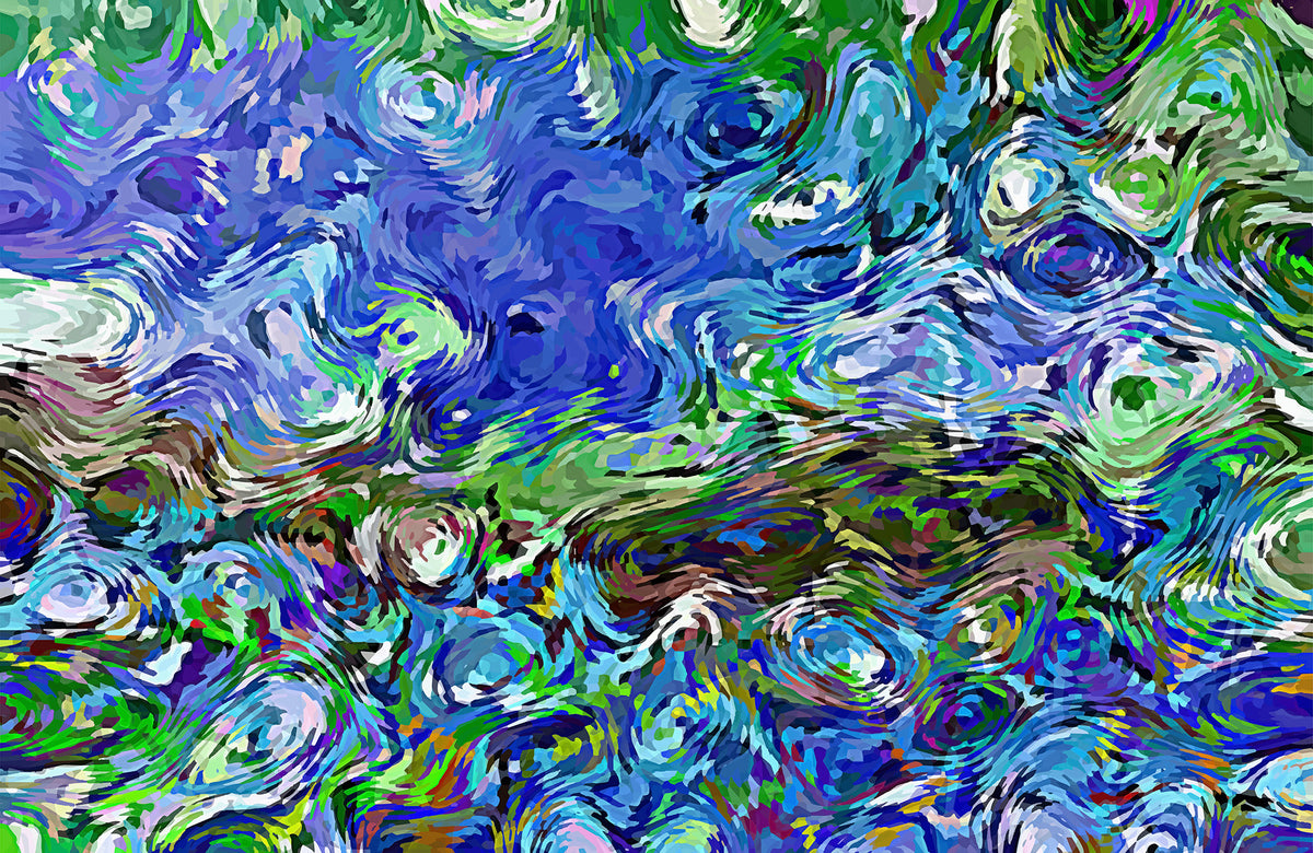 Painterly Botanicals Blue