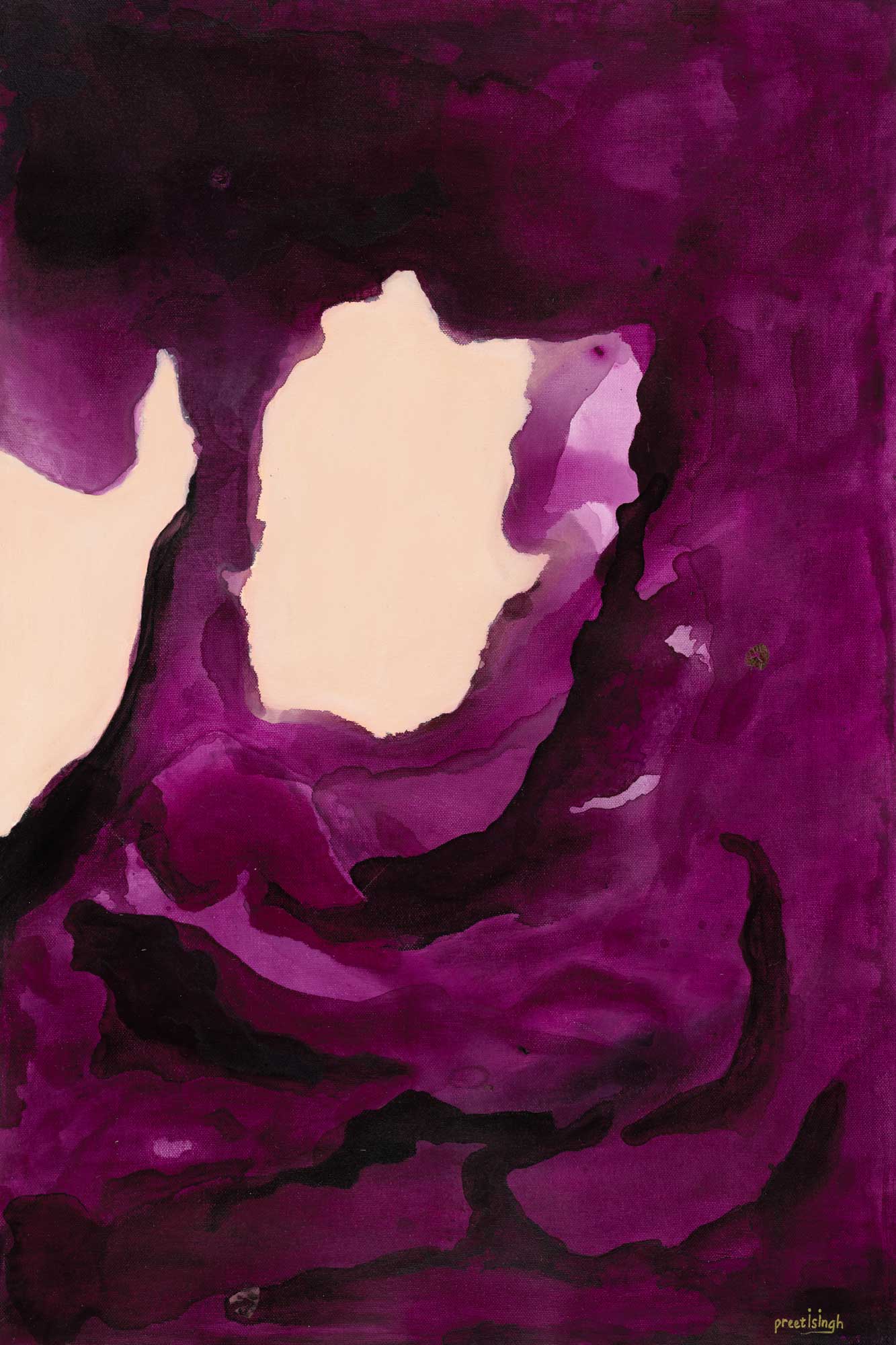 Sapphire Purple 2 Print Preeti Singh Manrao