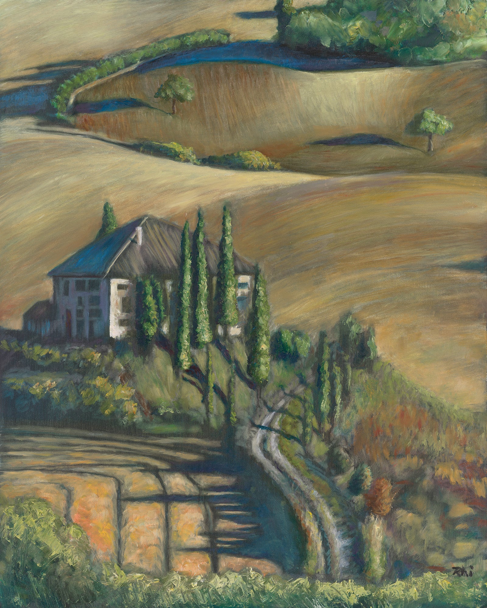 Tuscany Farmhouse Print Rhi Wilde
