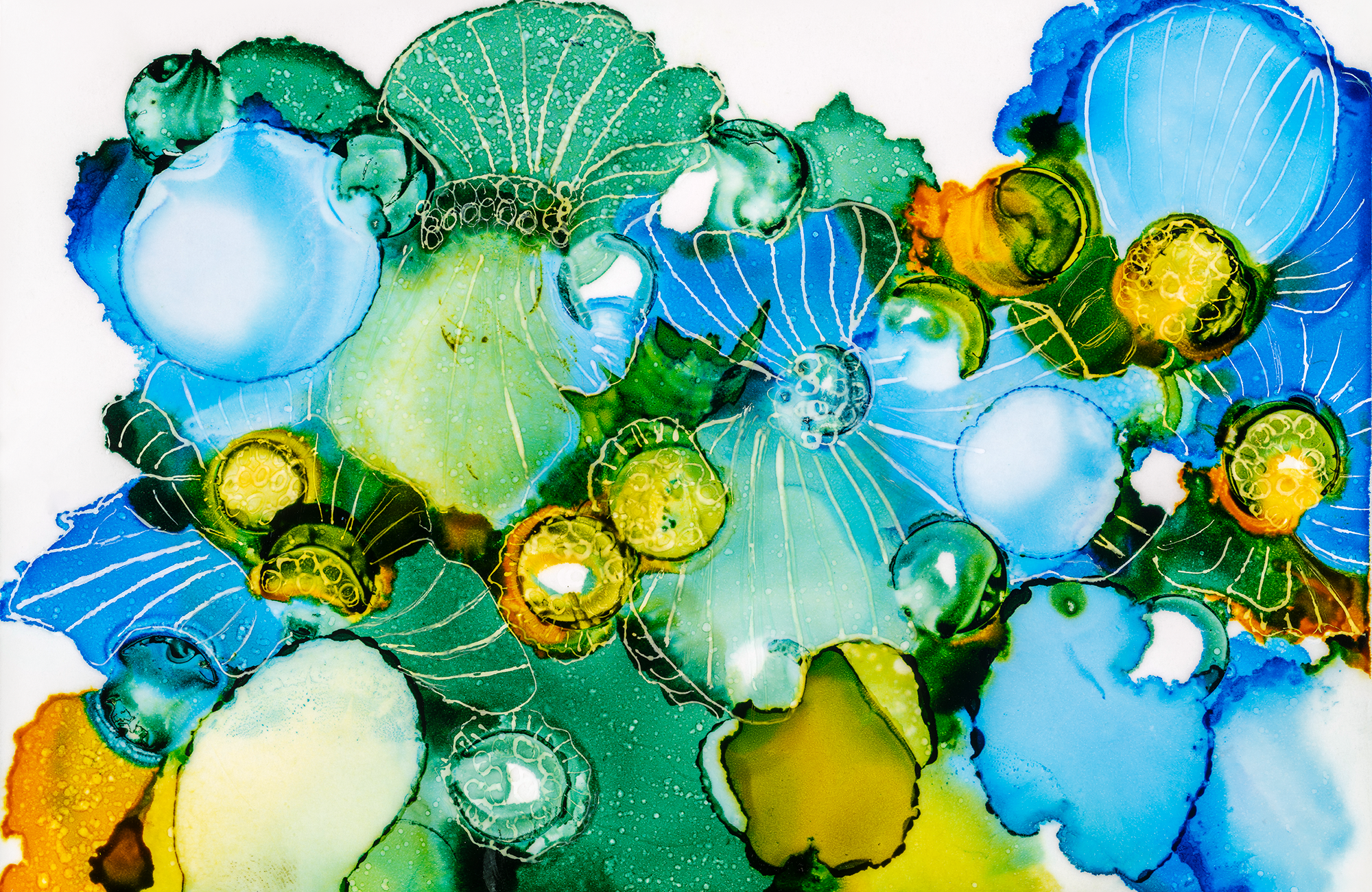 Bloosa Popaloosa Print Rose Kamma Morrison