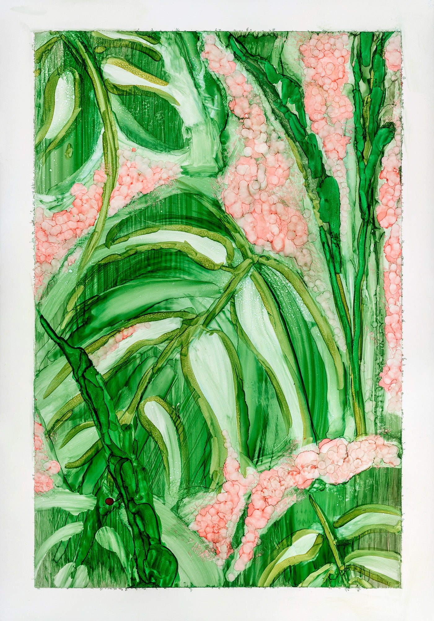 Cherished Monstera Print Rose Kamma Morrison