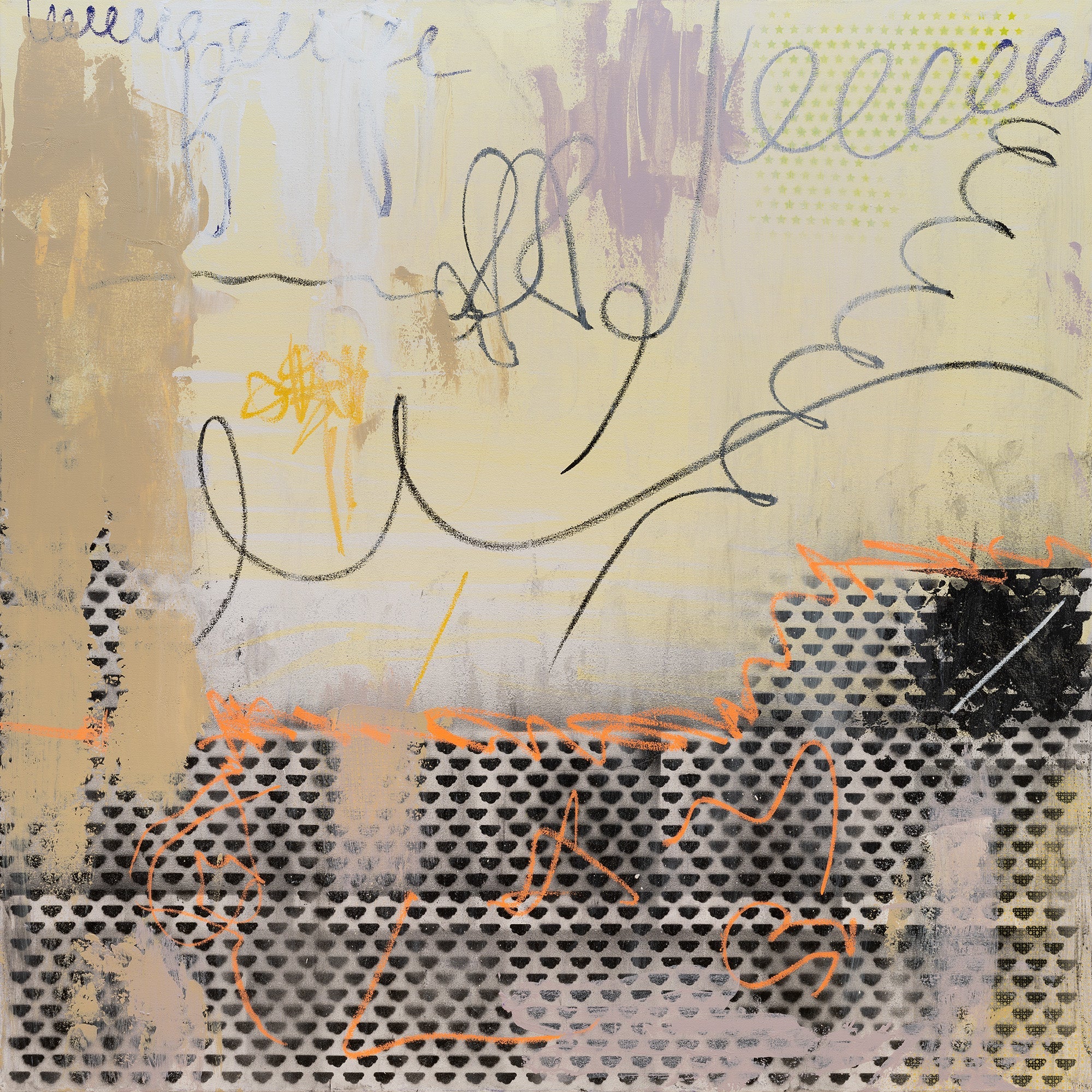 She Star Gazes on Cloudy Nights Print Ryan Chacey