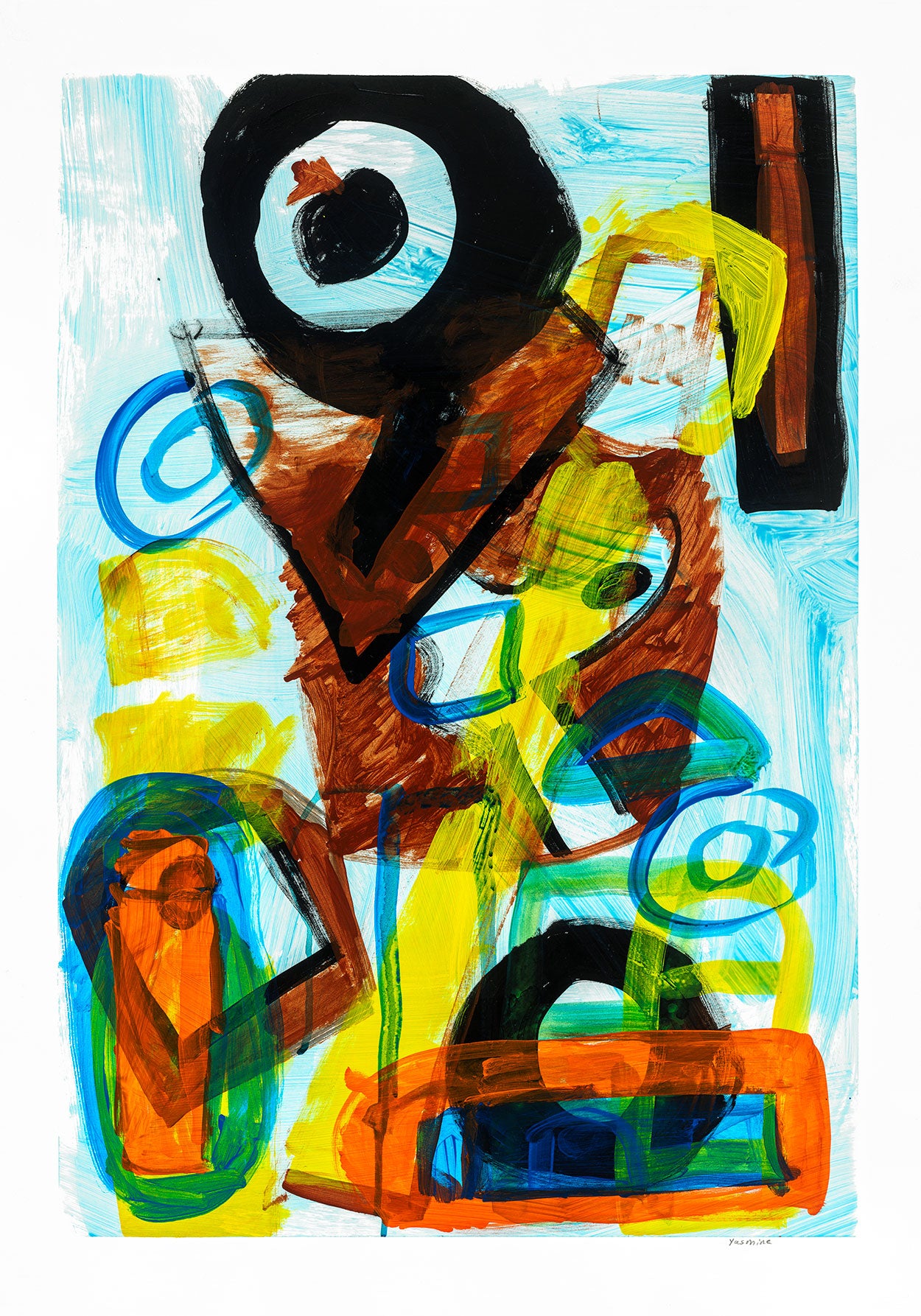 Supplies for Painting Print Yasmine Iskander