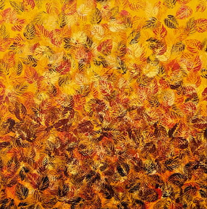 Autumn's Whispers of Comfort and Harmony Original Artwork Zo