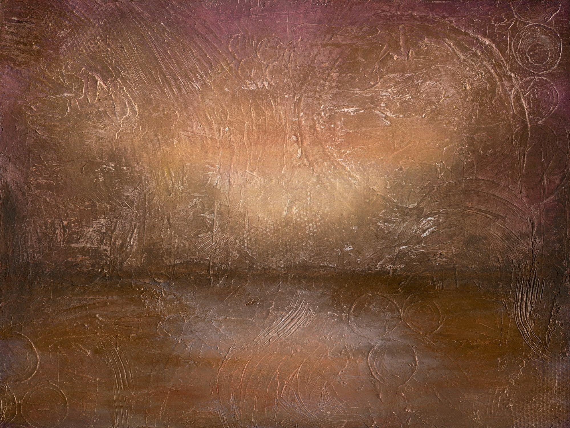 Dawning Embers of Inner Purpose Original Artwork Zo