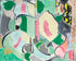 Lyrical Green Abstraction Original Artwork Alicia Sterling Beach