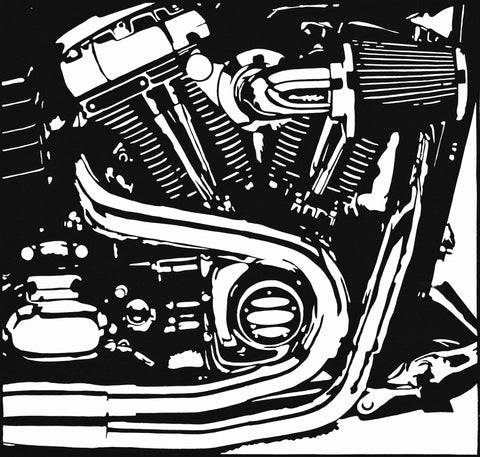 Harley Engine - ArtLifting