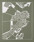 Boston, MA 1842 Original Artwork Allen Chamberland