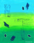 Dancing in Blues Print Chacalit