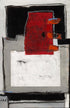 Red Field with Orange Tabs Print Cheryl Kinderknecht