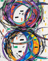 Colorful Crazy Chaotic World 2 Print Christina Culverhouse
