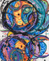 Colorful Crazy Chaotic World 3 Print Christina Culverhouse