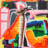 Abstract Landscape with Lamp Post Print Dominic Killiany