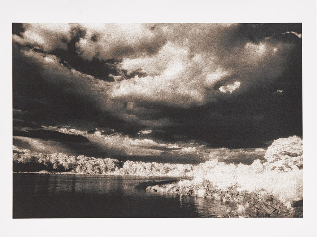 Infrared Clouds and Shore - ArtLifting