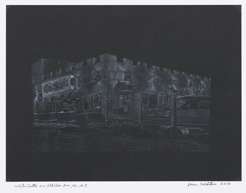 White Castle at Night - ArtLifting