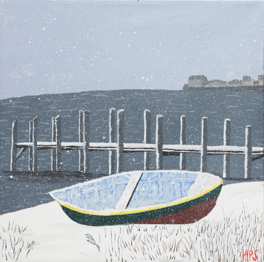Winter Boat - ArtLifting