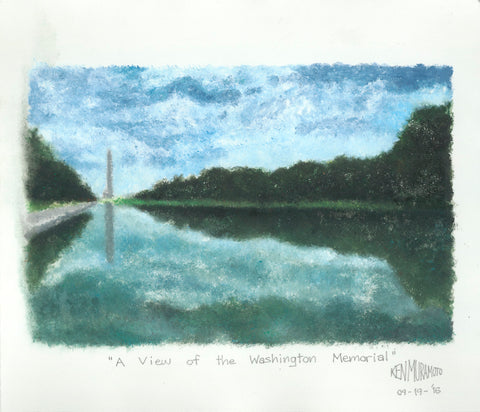 A View of the Washington Memorial - ArtLifting