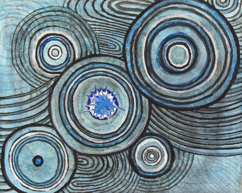 Blue Spiral - ArtLifting