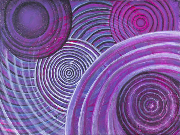 Purple Spiral - ArtLifting