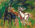Horses and Gold Original Artwork Linda King