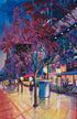 Fall Nightlife Original Artwork Lucas Farlow