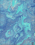 Blue Marble Print MJ Cooper