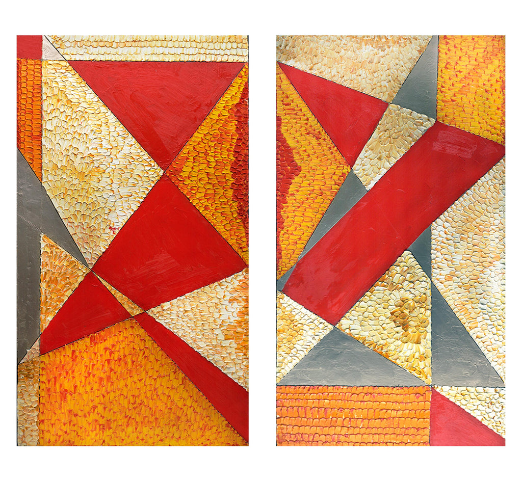 Intense Structure (diptych) - ArtLifting