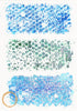 Blue Green Mouth Print Olivia D'Addario